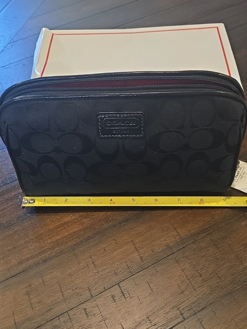Coach Signature Collection Make-up Bag - Picture 5 of 7